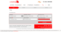 Desktop Screenshot of flug.s-urlaub.de